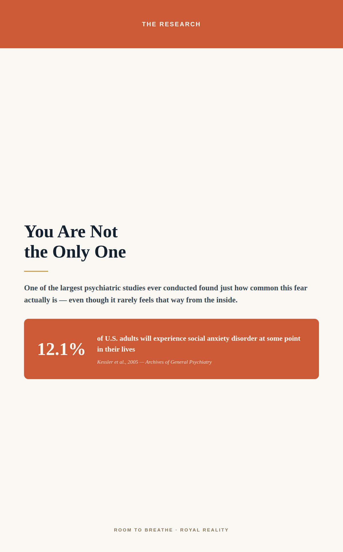you are not the only one