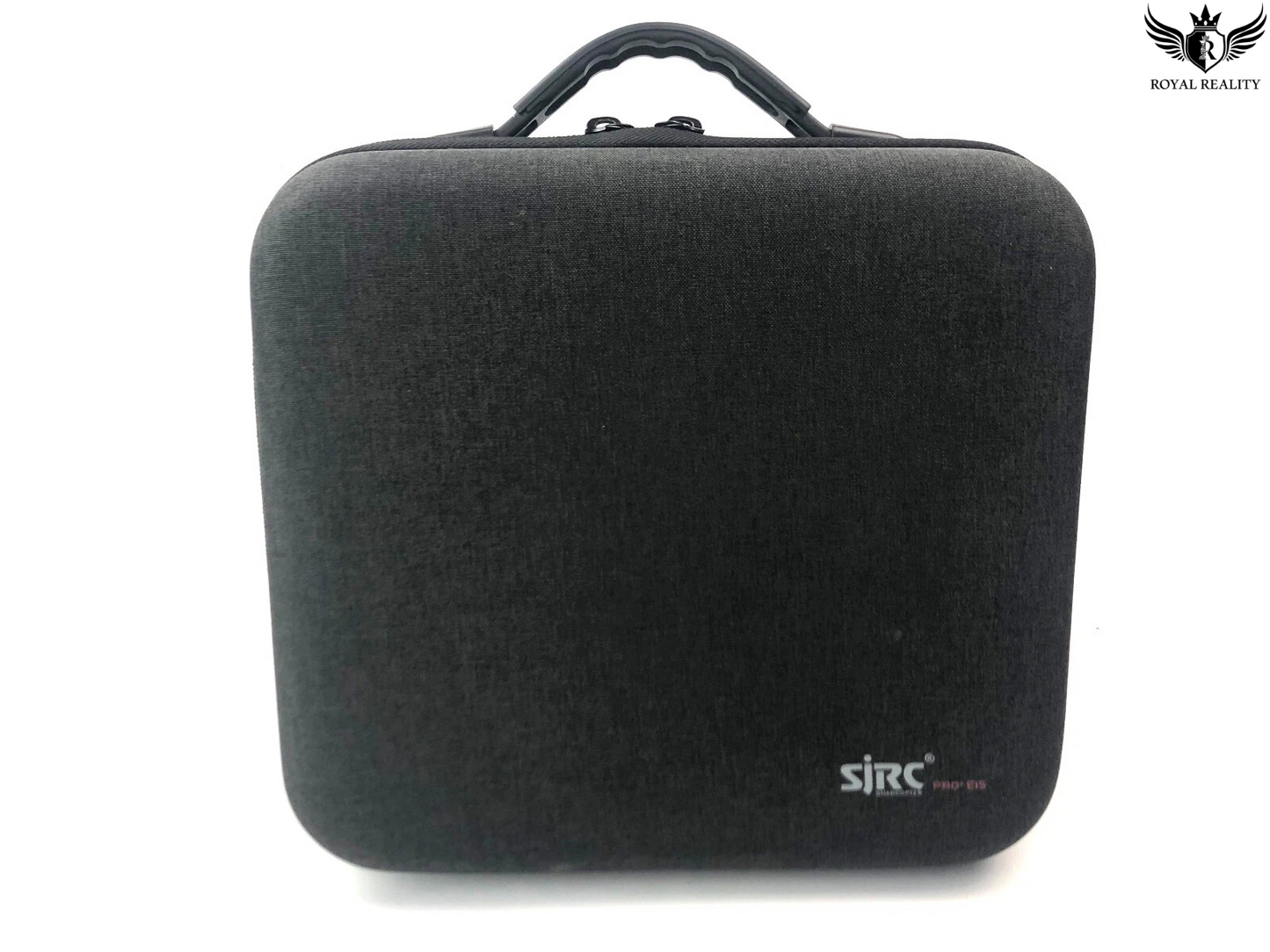 Black carrying case with 'SIRS' logo on a white background
