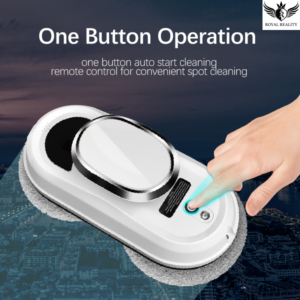 One-button operation for easy and fast glass cleaning activation