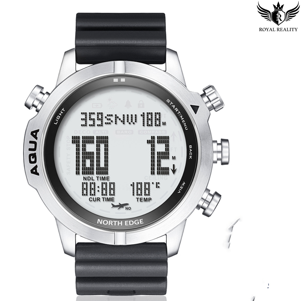 Comparison of Different Watch Colors: This image displays both black and white versions of the smartwatch, offering a choice of colors to suit your style and preferences.