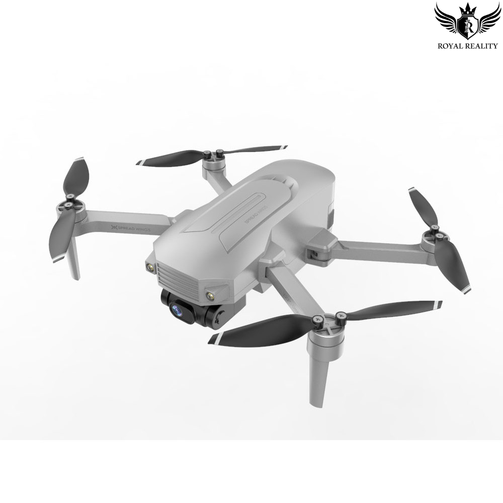 Sleek 4K Drone Capturing Aerial Photos – Lightweight Design Ideal for Travel Use