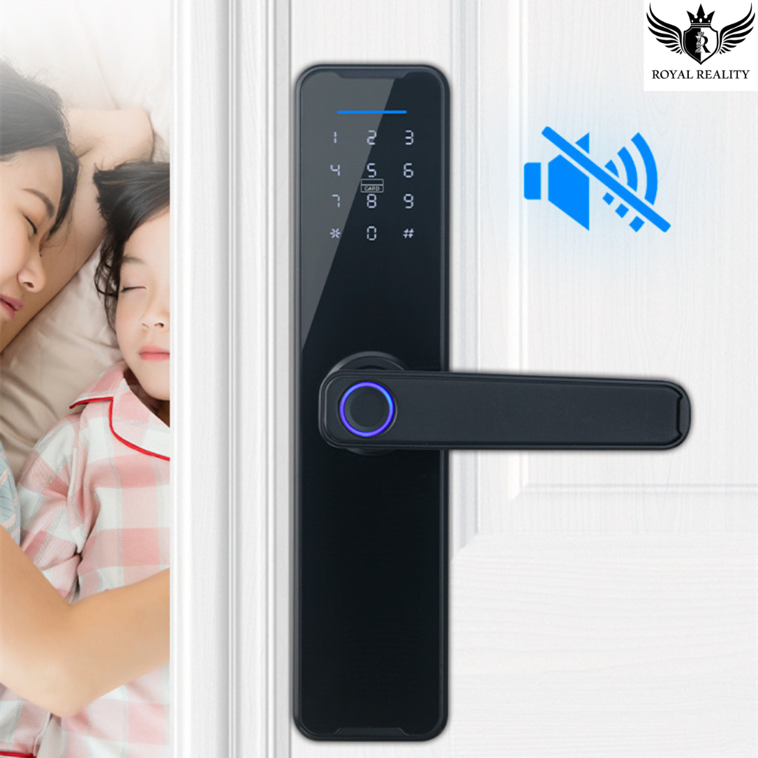 Biometric smart lock unlocking with fingerprint touch sensor