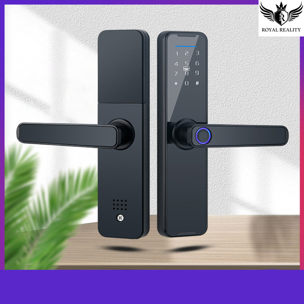 Smart door locks with Wi-Fi control feature illustration