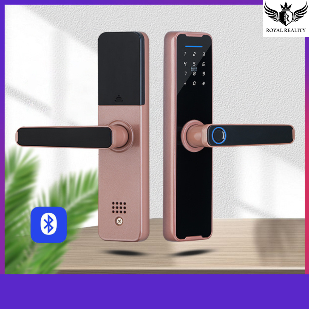 Smart locks with wireless control features: Bluetooth icons