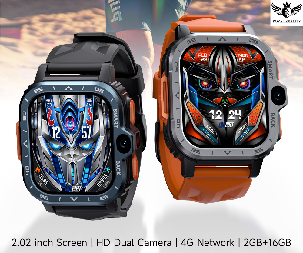 Multiple smartwatch color options shown side by side for selection