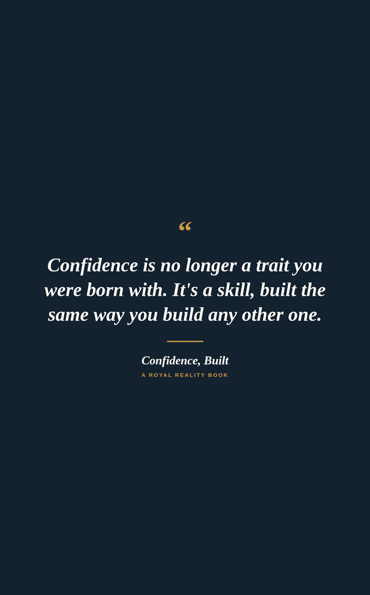 confidene is no longer photo
