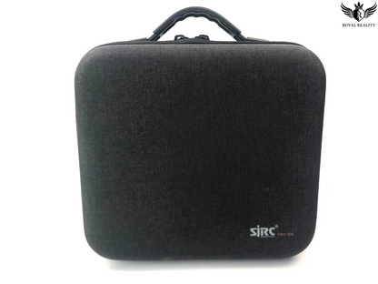 Black carrying case with 'SIRS' logo on a white background