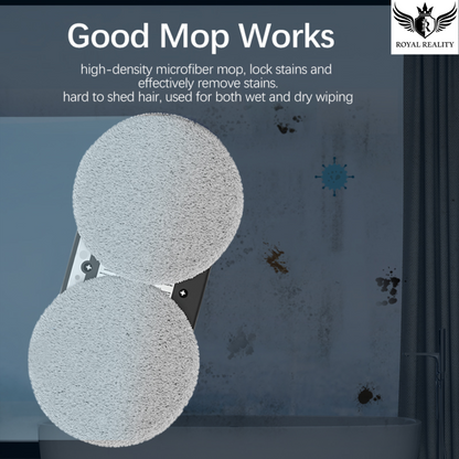 Close-up of high-quality reusable microfiber mopping pads
