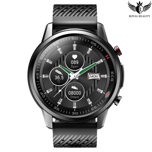 ECG Smartwatch for Men – Heart Rate, Blood Pressure & Sport Tracker