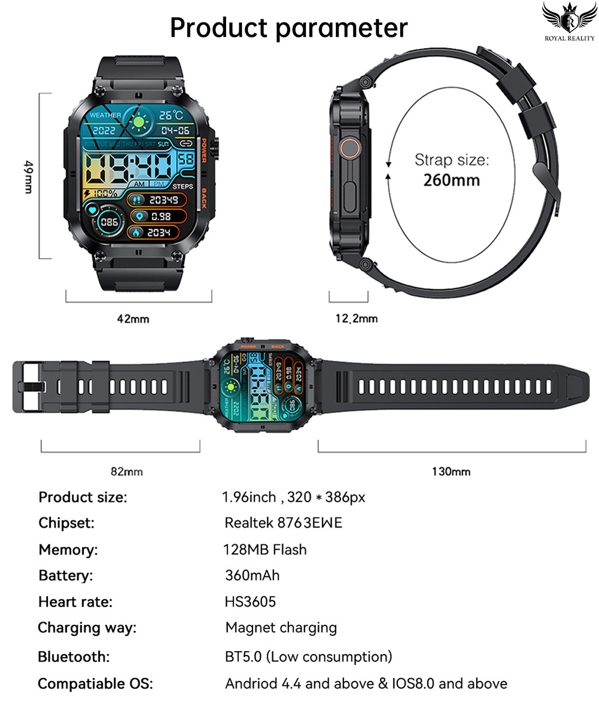 smart watch details