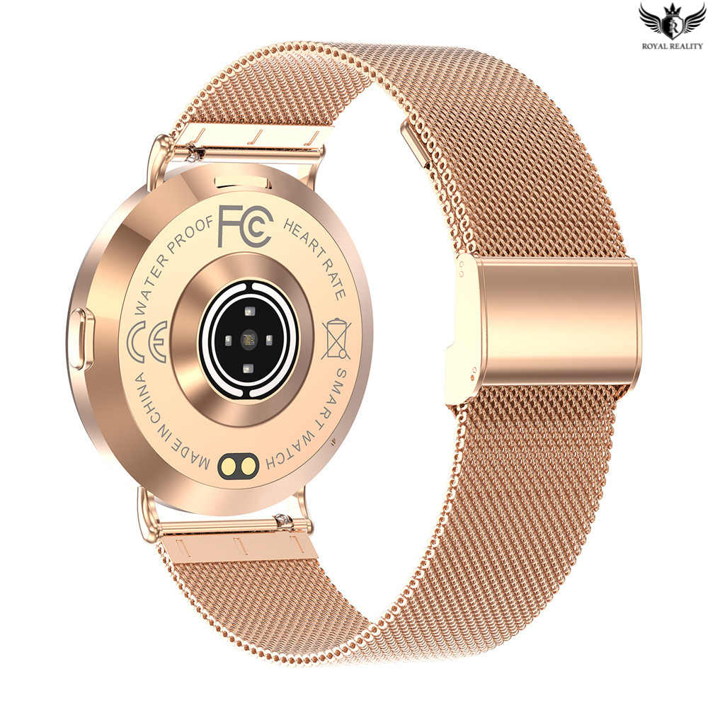 back golden smart watch