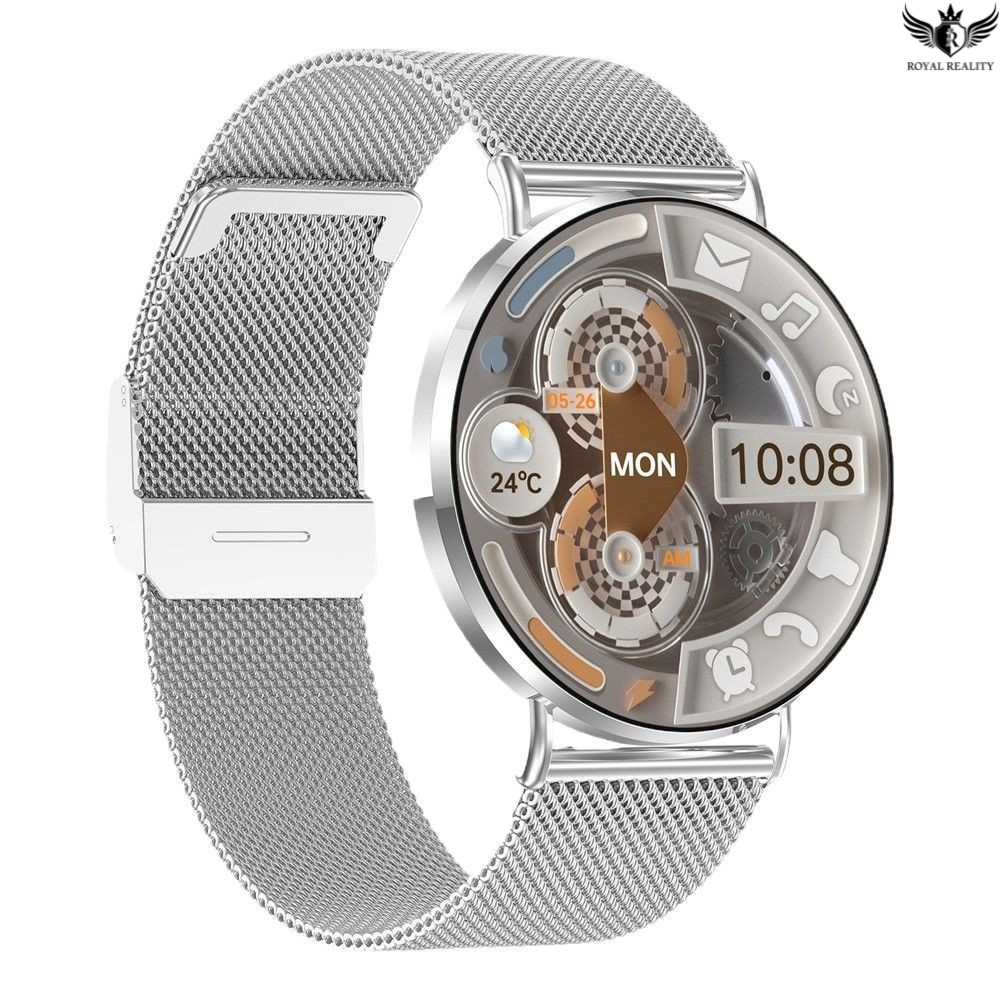 silver smart watch