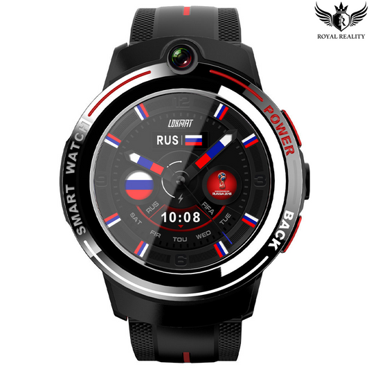 Smartwatch with AMOLED Display and Built-in 5MP Camera – Front View
