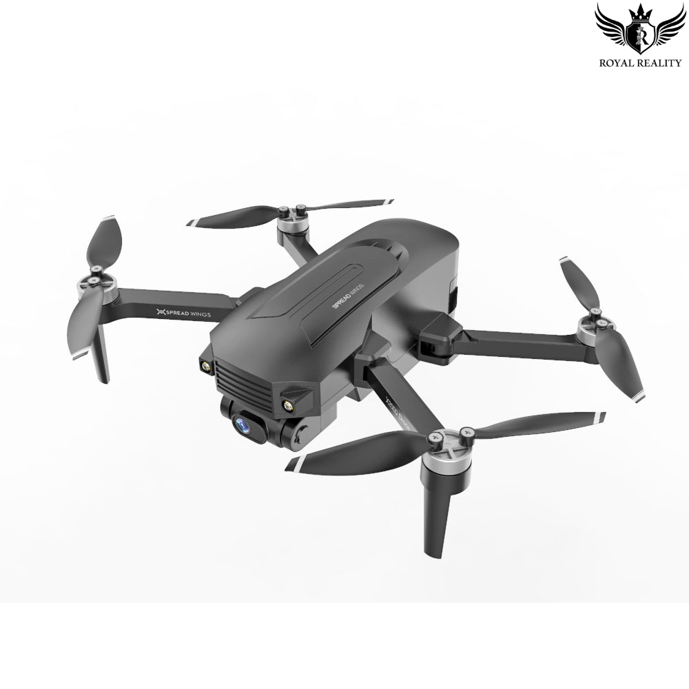Professional Aerial Drone in Flight – Brushless Motor for Smooth and Quiet Performance