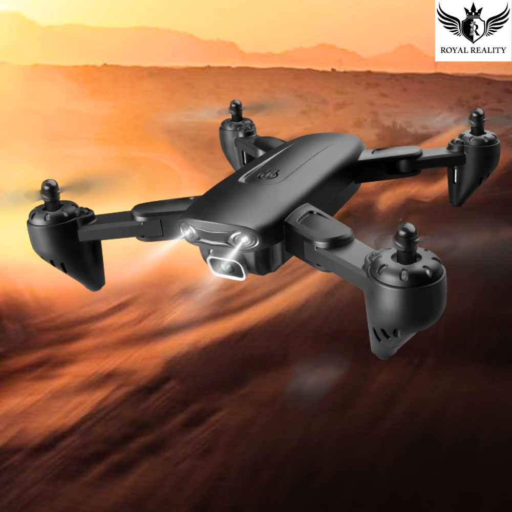Drone Flying at Sunset – Highlighting LED Lights and 4K Camera