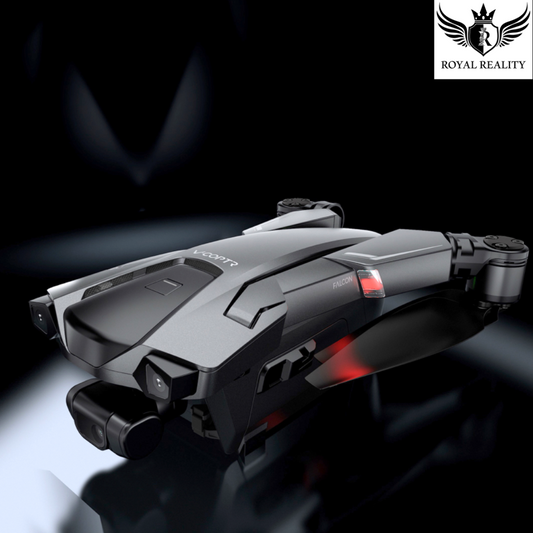 V-Coptr Falcon 4K Drone – 50 Min Flight, GPS, Twin-Rotor Power