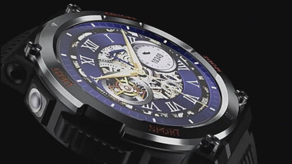 Rugged Outdoor Smartwatch – Bluetooth Calls, Heart Rate, Blood Pressure & Waterproof Design